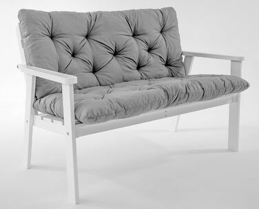 Зелений/жовтий, 3 Bench Cushion 150x98x8