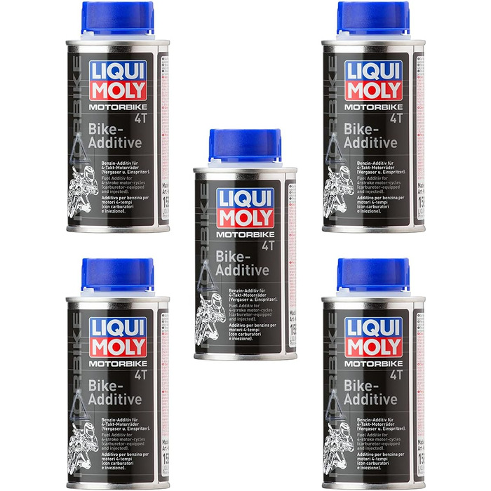 Оригінальна Liqui Moly 125 мл Мотоциклетна 4T Присадка для мотоцикла Мотоциклетна присадка 1581, 5 шт.