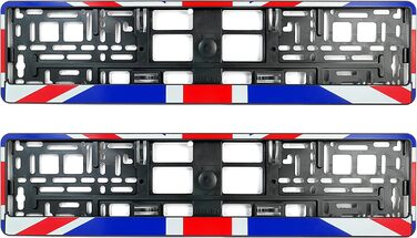 Тримач номерного знака Taport Union Jack E2, рамка, 2 шт. и