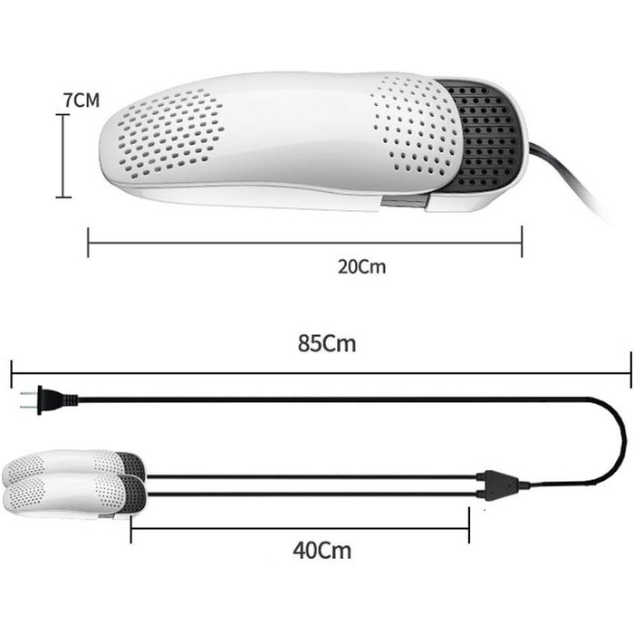 Сушарка для взуття NOALED Сушильний пристрій для взуття Підігрівач взуття Дезодоратор