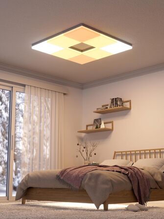 Стартовий комплект nanoleaf Skylight, 3 світлодіодні розумні стельові світильники RGBCW - модульні світлодіодні стельові світильники WiFi, 16 мільйонів кольорів, затемнення, музика та синхронізація екрана, працює з Apple Home Alexa Google