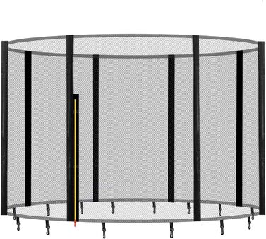 Баунсальна батутна захисна сітка Ø 183 185 244 250 275 277 300 305 335 337 366 370 396 400 427 430 457 460 487 490 (JS) Змінна сітка Tampoline Net для батуту Outdoor (Net JS Ø 396 см 8 Poles H 180 см)