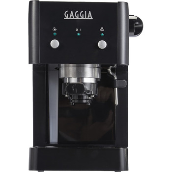 Ручна еспресо-машина Gaggia GG2016, 1025 Вт, 1 л, чорна одинарна