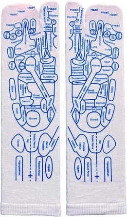 Шкарпетки для рефлексотерапії стоп, точкові масажні шкарпетки для рефлексотерапії ніг, шкарпетки для рефлексотерапії стопМасажні шкарпетки Pressure Point Шкарпетки для рефлексотерапії стоп, шкарпетки для масажу ніг 3 шт.