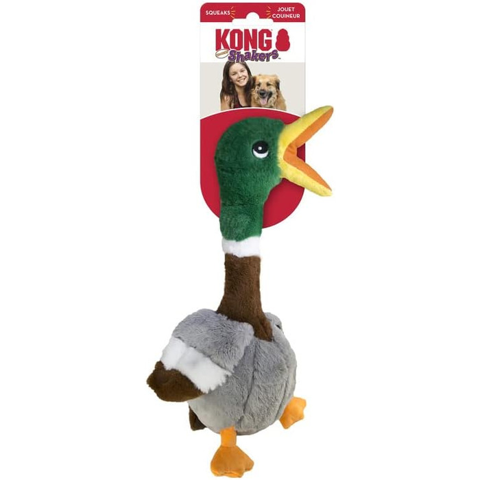 Іграшка для собак Kong Shakers Honkers, качка, маленька