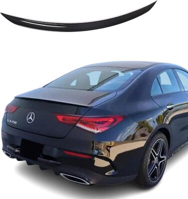 Задній спойлер Fly Design підходить для Mercedes CLA W118 C118 Gloss Black