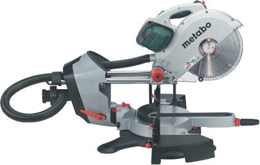 Поперечна пила Metabo KGS 315 Plus (1600 Вт, пила з функцією протягування, макс. Ширина різання 90/45 320 / 223 мм, макс. Глибина різання 90/45 120 / 76 мм, вкл. висувний подовжувач столу) 0103150000