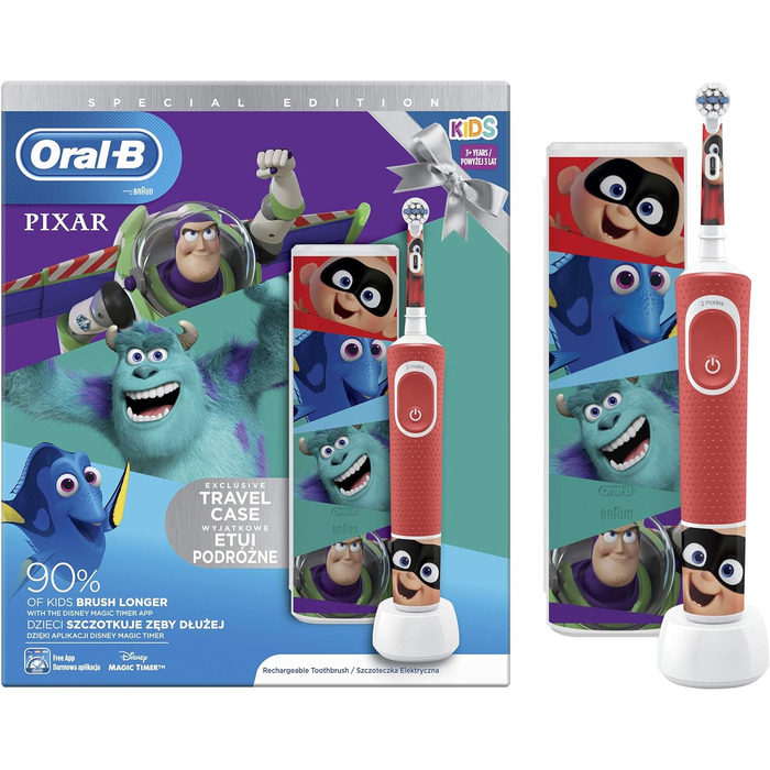 100 CEPILLO DIENTES ELECTRICO EDICIN SPECIAL PIXAR REGALO STUCHE, 100 CEPILLO DIENTES ELECTRICO EDICIN SPECIAL PIXAR REGALO STUCHE