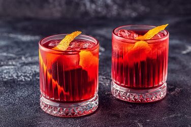 Келихи Negroni Набір для коктейлів з 3 предметів Alfredo - Казковий для Negroni, 355 мл, чисте задоволення, включаючи подвійний джигер для змішування, 251.151