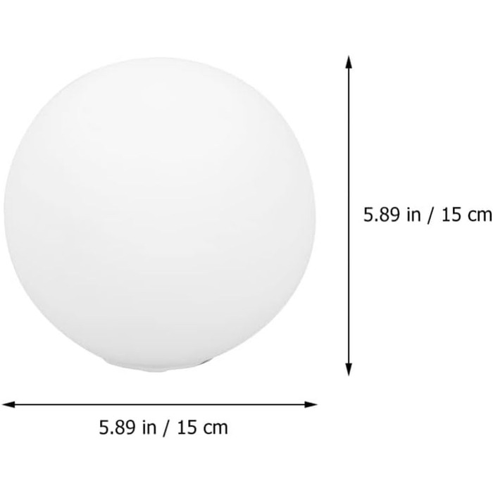 Скляний абажур Заміна скла Лампа Скляна сфера 15 см Заміна зовнішнього світильника Плафон Підвісний світильник Абажур Настільна лампа Настінний світильник Торшер Спальня Вітальня Балкон Патіо Прикраса саду 15X15 СМ