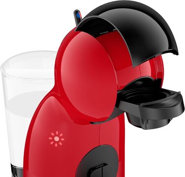 Кавова капсульна машина Krups KP1A35 Nescaf Dolce Gusto Piccolo XS 15 бар ультракомпактний Еспресо високого тиску Понад 30 кавових творінь Автоматичне вимкнення Червоний/Чорний Червоний і чорний