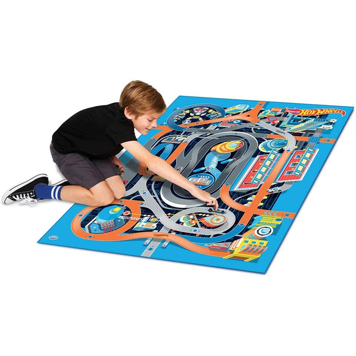 Килимок Tappeto Gioco Arredo Hot Wheels 120 x 90 см, медіум, 42025