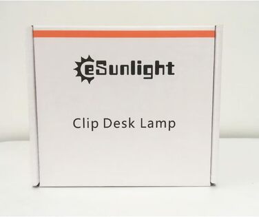 Письмовий стіл CeSunlight 10W Clamp Lamp, світлодіодна лампа для читання як приліжкова лампа, тепле світло, денне та біле світло 3 кольори, 10 режимів освітлення з регулюванням яскравості (адаптер у комплекті)