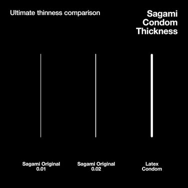 Презервативи без латексу Sagami Original L-SIZE, ультратонкі японські презервативи XL (Японський імпорт) - гіпоалергенні - гігієнічно упаковані, 1 х 6 шт.