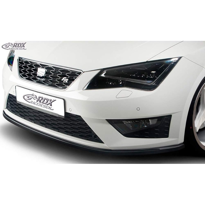 Кріплення переднього спойлера Seat Leon 5F SC/5-door/ST FR/Cupra 2013- (ABS Чорний глянець)