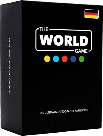 Карткова гра з географії - Розвиваюча гра для дітей, сім'ї та дорослих - Світові настільні ігри для 2-6 осіб - Німецька версія