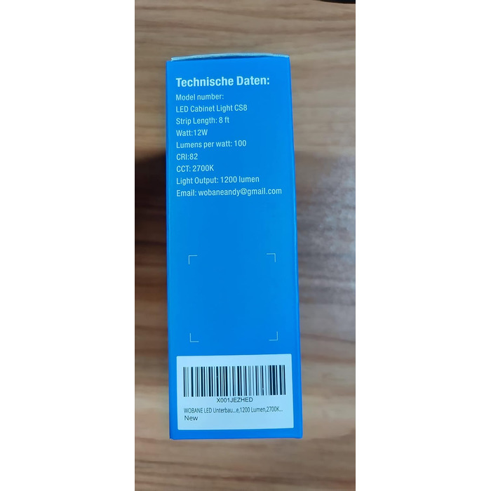 Світлодіодний світильник WOBANE під шафою з вимикачем, освітлення шафи 4*50 см кухня, яскраве освітлення кухні під шафою, світлова панель 12 В для телевізора, полиці, шафа, вітрини, письмовий стіл, 1200 люмен, 2700K (теплий білий, 8*30 см-білий)