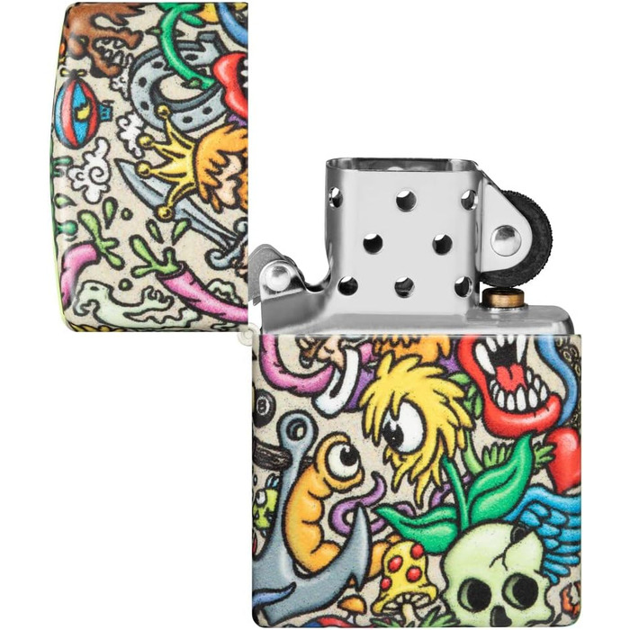 Кишенькова запальничка Zippo Crazy Collage 540 кольорів Crazy Collage у 540 кольорах