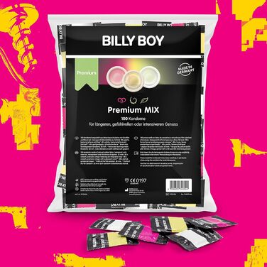 Презервативи Billy Boy Premium Mix, 100 шт.