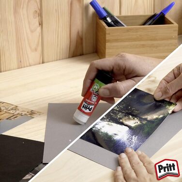 Клей-олівець Pritt, безпечний і зручний для дітей клей для декоративно-прикладного мистецтва, міцний клей для шкільного та офісного приладдя, ручка Pritt 50x43 г