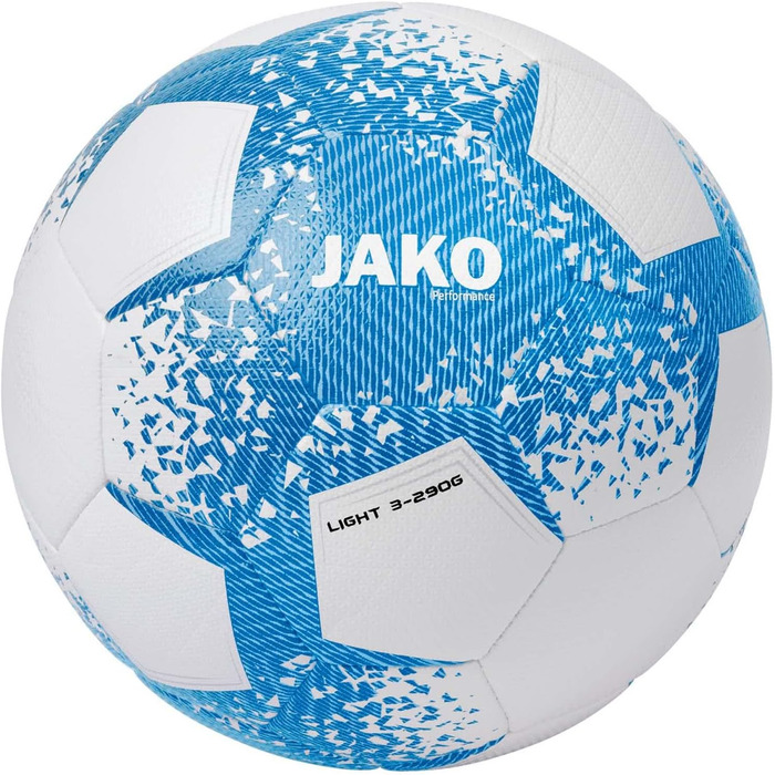 М'яч футбольний JAKO Lightball Performance 2308 White/JAKO Blue/Lightblue 3 (290г)