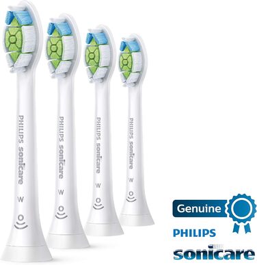 Змінні насадки для щітки Philips Sonicare DiamondClean, HX6064/65, технологія щіткової синхронізації, біла серія 4