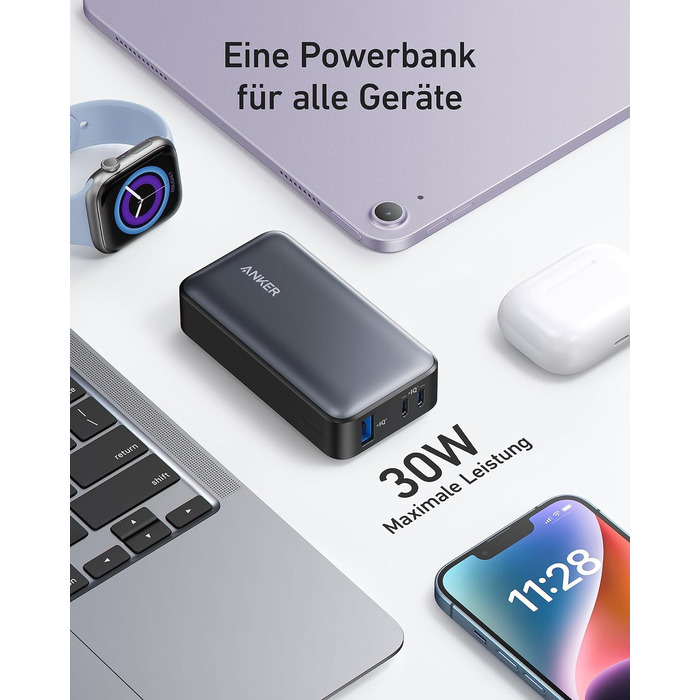 Зовнішній акумулятор PowerCore 533, 10000mAh з технологією Power Delivery 30W та Power IQ 3.0