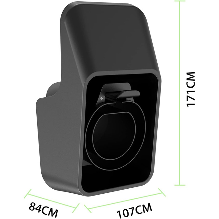 Вилка Настінне кріплення Тримач/органайзер зарядного кабелю EV Зарядна станція EV Тримач розетки Type 2 разом із комплектом для кріплення, 2