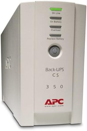 ДБЖ APC Back-UPS CS - BK650EI - джерело безперебійного живлення 650 ВА (4 виходи IEC, захист від перенапруг) (вихідна потужність 350 ВА, одинарний)