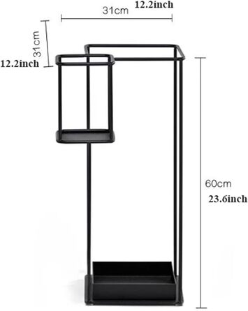 Тримач для парасольок Побутовий вестибюль готелю Підставка для парасольок, металевий тримач для парасольки, відро для парасольки для зберігання палиць, палиці для ходьби, довгі парасольки, складні парасольки, передпокій, дім, офіс, хо