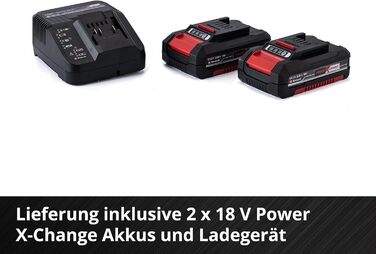 Набір акумуляторних комбінованих дрилів Einhell TE-CD 18/40 Li-i 64 Power X-Change 2x2.0 Ah