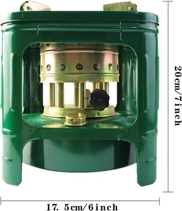 Парафінова піч, міні парафіновий обігрівач для внутрішнього використання, парафіновий обігрівач з 8 гнітом, парафінова плита для кемпінгу, парафінова плита для дизельної плити, зелений портативний парафіновий обігрівач для зовнішньої дизельної плити (квад