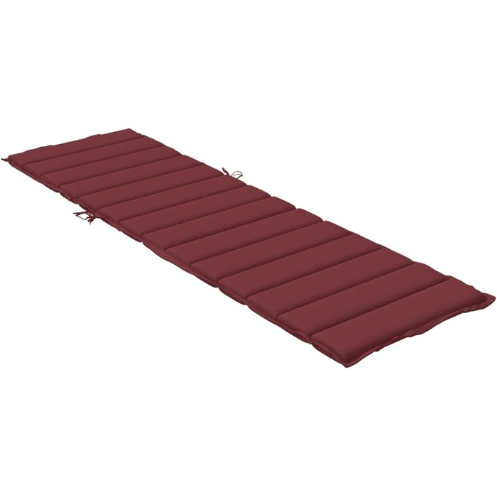 Подушка для шезлонга CIADAZ Melange Wine Red 200x60x4 см Тканина, Подушка для шезлонга, Подушка для шезлонга, Подушка для шезлонга, Подушка для лавки, Подушка для стільця для високих стільців, Подушки для шезлонгів - 4002518