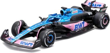 Формула 1 Alpine 2023 від П'єра Гаслі - Копія автомобіля 1/43 - Гоночна колекція - Іграшка для дітей від 3 років і старше для колекціонування - 38072O