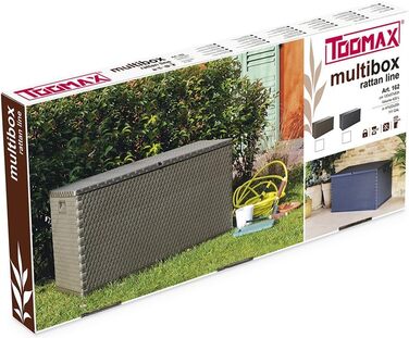 Коробка для подушки Toomax Multibox Rattan 420, коричнева