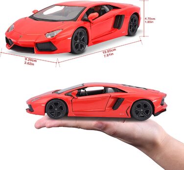 Модель автомобіля Lamborghini Aventador LP 700-4 в масштабі 124, синій металік, 31210 -