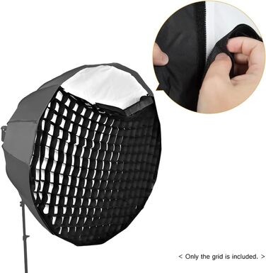 См/35 дюймів Softbox Honeycomb Grid 16 Robs Depth Photography Parabolic Softbox Grid для фотостудії, 90