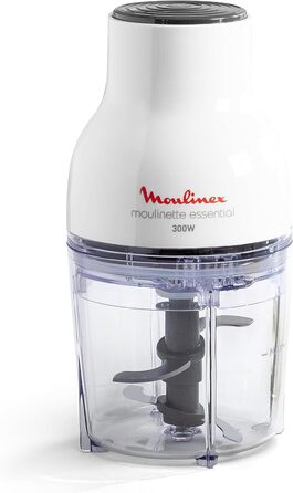 Подрібнювач Moulinex Moulinette Essential DJ5201 3-в-1, змішування та різання, система кришок під тиском 300 Вт, ємність 0,4 л