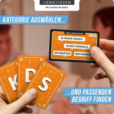 DENKRIESEN - Stadt Land VOLLPFOSTEN Das Kartenspiel - Classic Edition Intelligenz ist relativ - Sonderedition Familienspiel fr Spieleabend Geschenkidee Classic Sonderedition, DENKRIESEN - Stadt Land VOLLPFOSTEN Das Kartenspiel - Classic Edition Intelligen