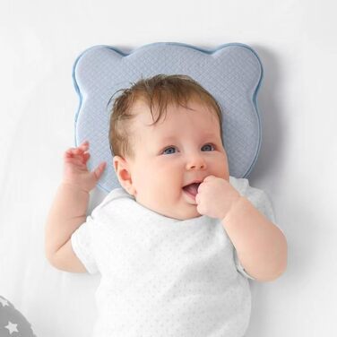 Ортопедична дитяча подушка Baby Pillow Against Flat Head Дитяча подушка Memory Foam для новонароджених 0-12 місяців, Подушка проти деформації голови Baby