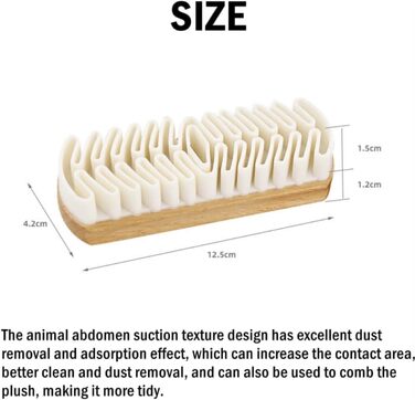 Замшева щітка Щітка для чищення взуття, чарівна силіконова щітка - замша, нубук, шкіра, суха щітка для видалення пилу, для чищення взуття, одягу, сумки, дивана., 2 шт., Magic TPR