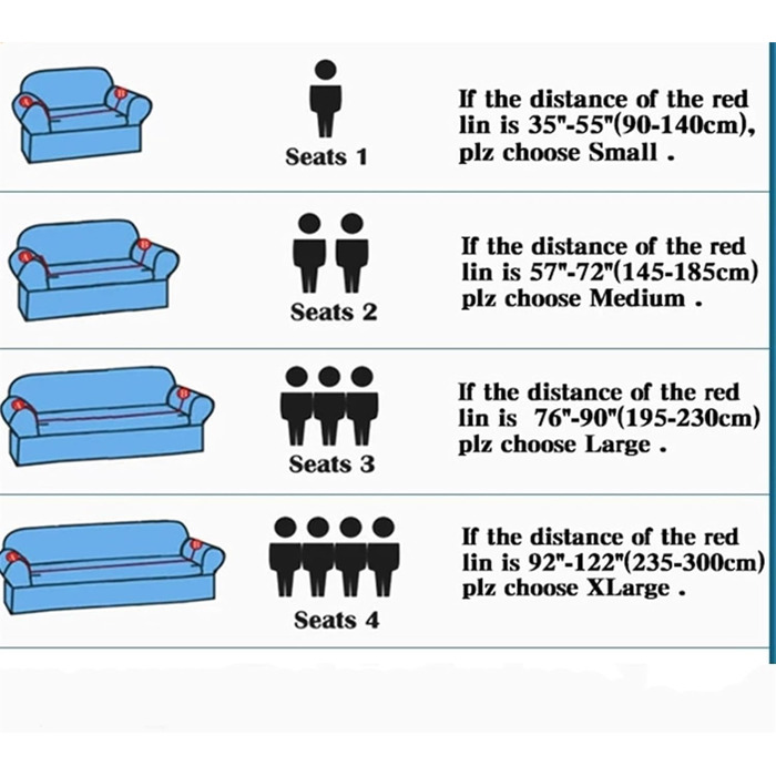 Чохол на диван з еластичним принтом, еластичні чохли на диван для вітальні, диван, крісло, диван, прикраса для дому