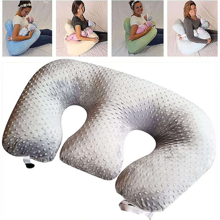 Для вагітних, Large & Plump Breastfeeding Pillow, Large & Plump Breastfeeding Pillow, сірий