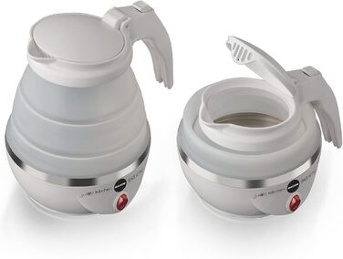 Електричний чайник, компактний, Економія місця, Подорожі, Білий, 862 Space Kettle