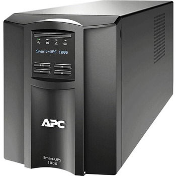 Джерело безперебійного живлення APC Smart-UPS SMT - SMT1500I - джерело безперебійного живлення 1 500 ВА (лінійний інтерактив, стабілізатор, РК-дисплей, 8 виходів IEC-C13, програмне забезпечення для вимкнення) (вихідна потужність 1000 ВА)