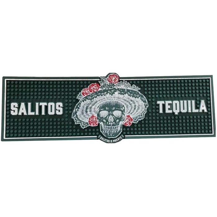 Барний килимок SALITOS Tequila Premium у вигляді черепа - SALITOS O Muerte