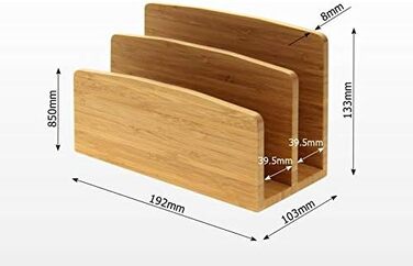 Тримач для листів Woodquail, підставка для сортування паперу, виготовлена з натурального бамбука