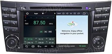 Автомагнітола 2 DIN Navi Mercedes E-Class W211 / Mercedes G-Class W463 / Mercedes CLK W209 / CLS Class W219 / E200 / E240 / E270 / E280 / E30 CARPLAY RDS, 11 GPS DVD USB SD WI-FI Bluetooth