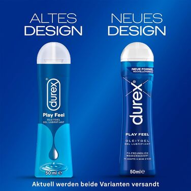 Гель-лубрикант із 4 упаковок Durex Play Trial Set з Warming Sparkling Perfect Glide Feel у дозуючих пляшках 50 мл