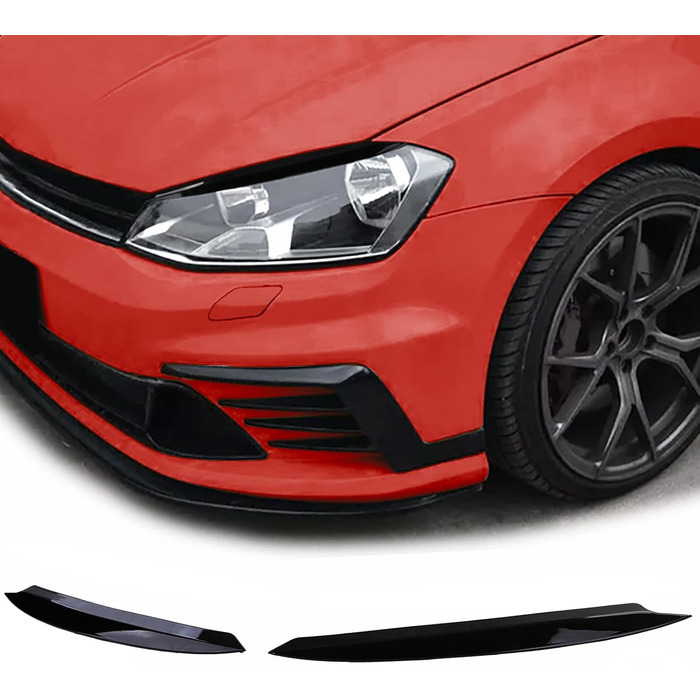 Чохли для фар Evil Eye Black Gloss підходять для VW Golf 7 12-21